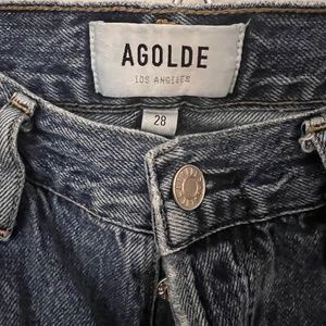 AGOLDE Riley Jeans in Frequency: Size 28